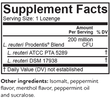 BioGaia Prodentis 30 Lozenges Everidis Health Sciences Supplement - Conners Clinic